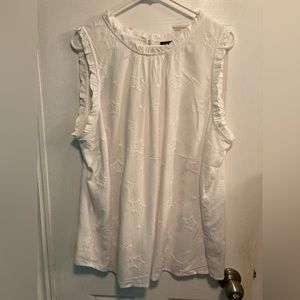 NWOT Sleeveless Blouse, Size 16-18